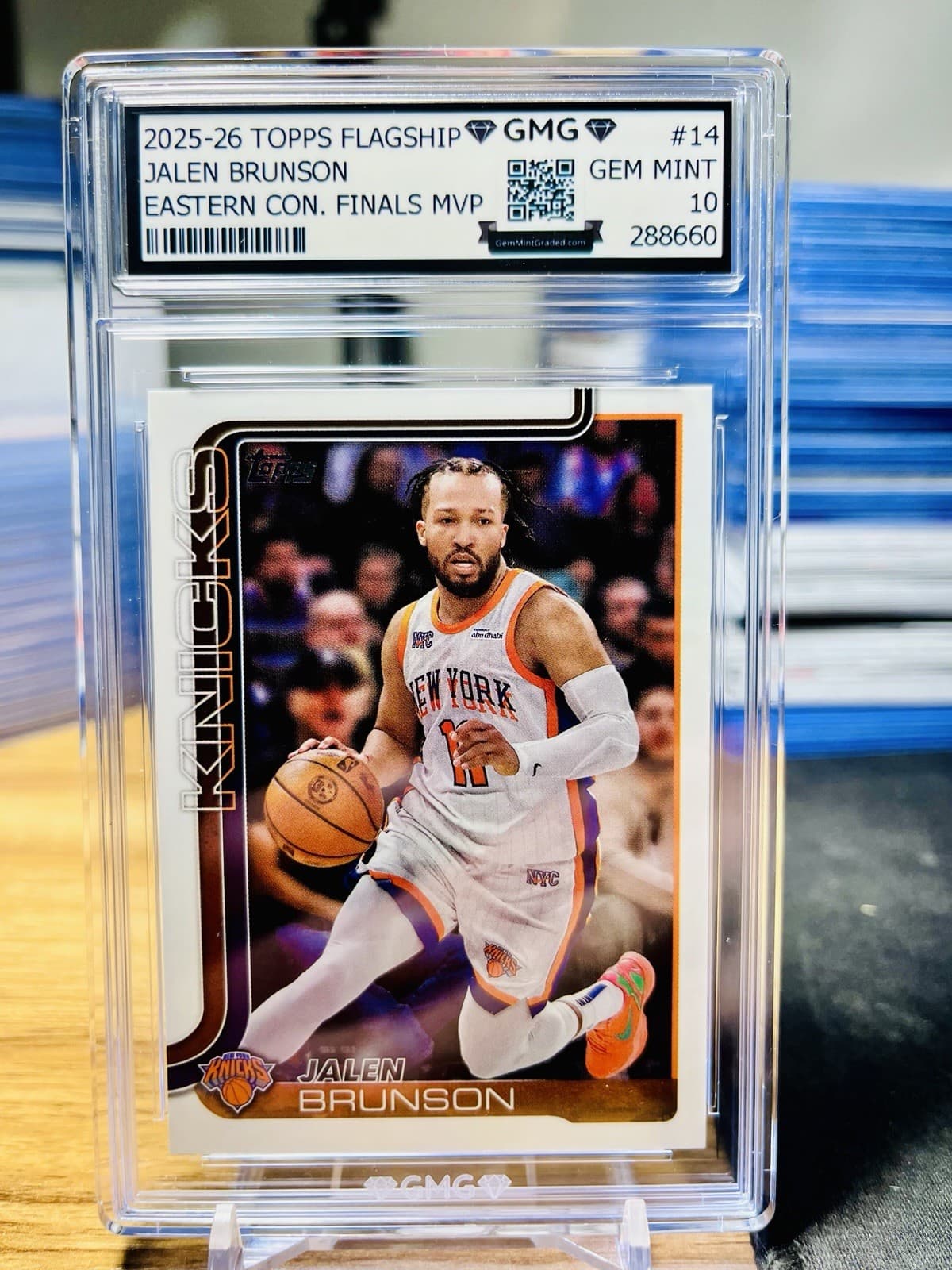 2025-26 Topps Basketball Jalen Brunson Conference Finals MVP #14 GMG 10