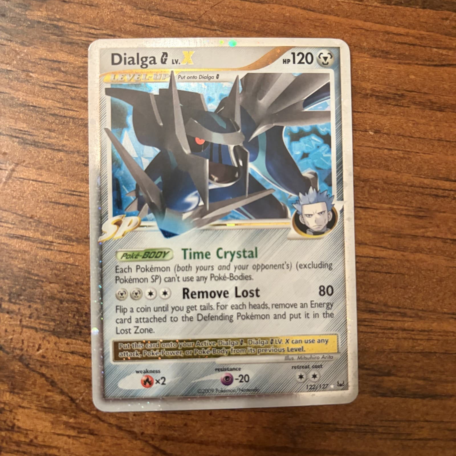 Pokemon Dialga G LV.X 122/127 Platinum Ultra Rare Holo